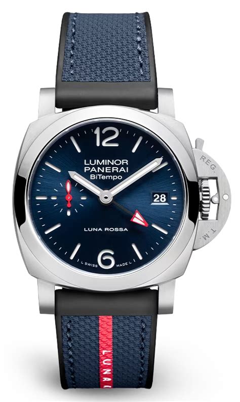 panerai bitempo luna rossa|Panerai Luna Rossa titanio price.